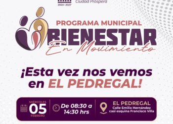 Bienestar en Movimiento llegará mañana al barrio El Pedregal