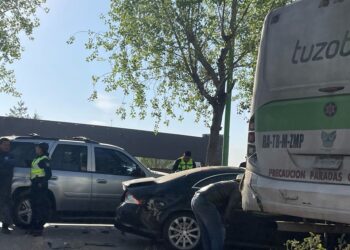Siniestro Vial en Pachuca Involucra Unidad del Tuzobús