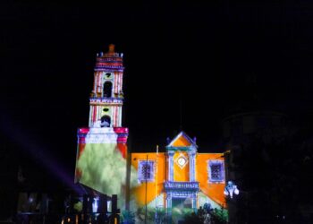 Arranca la proyección de video mappings en Hidalgo