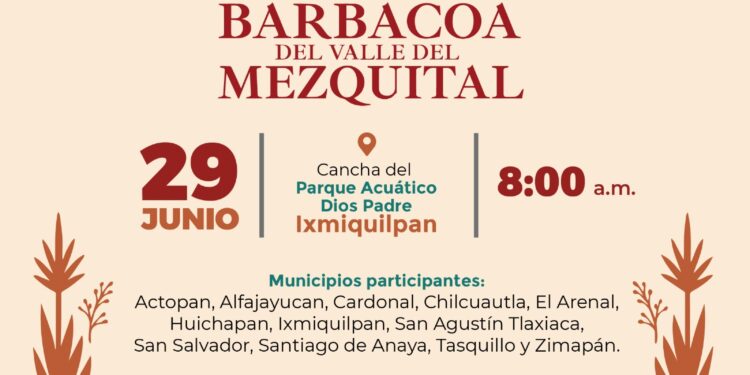 Ixmiquilpan se prepara para saborear el Festival de la Barbacoa del Valle del Mezquital
