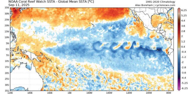 Regresaría fenómeno de La Niña a finales de 2025: prevén frío intenso y nevadas