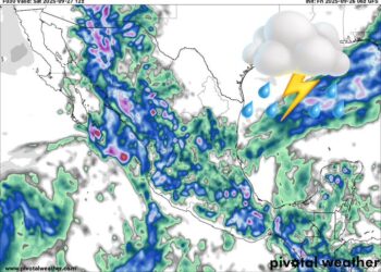 Emiten alerta por lluvias intensas y ambiente variable para este viernes 26 de septiembre