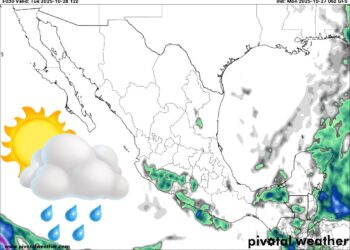 Calor de día, frío de noche y lluvias aisladas marcan el inicio de semana