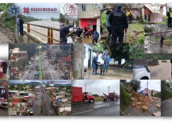 SSPH implementa operativos de prevención y rescate en Hidalgo por el fenómeno meteorológico “Priscilla”