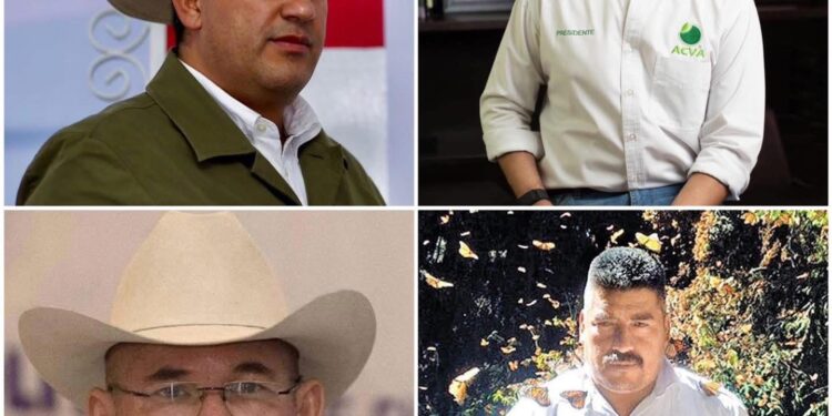 Cuatro líderes asesinados por el crimen organizado